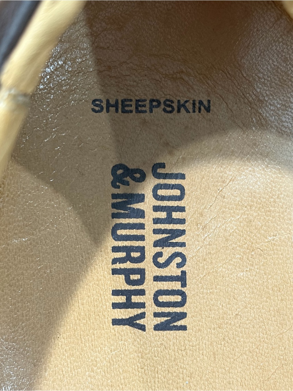 Johnston & Murphy Barlow Venetian Slip-on Shoes - Brown Sheepskin (11.5) - Picture 7 of 7